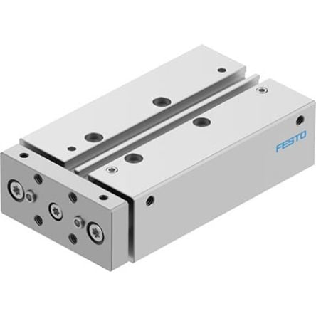 Festo Pneumatic Guided Cylinder - DFM-16-50-B-PPV-A-KF, 16mm Bore, 50mm Stroke, DFM Series, Double Acting [DFM-16-50-B-PPV-A-KF]; 341-930