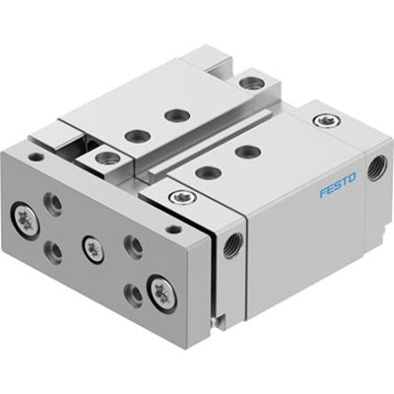 Festo Pneumatic Guided Cylinder - DFM-25-20-B-PPV-A-KF, 25mm Bore, 20mm Stroke, DFM Series, Double Acting [DFM-25-20-B-PPV-A-KF]; 341-978