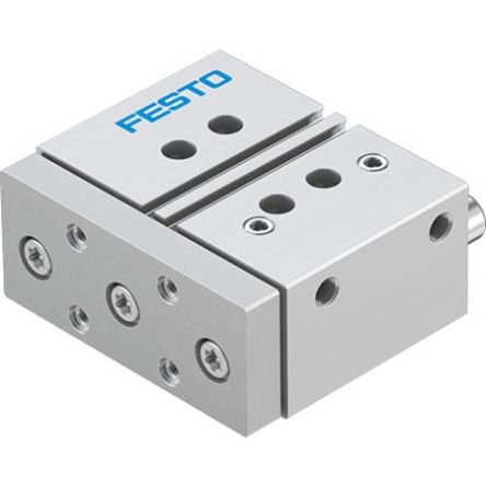 Festo Pneumatic Guided Cylinder - DFM-32-30-P-A-KF-F1A, 32mm Bore, 30mm Stroke, DFM Series, Double Acting [DFM-32-30-P-A-KF-F1A]; 341-997