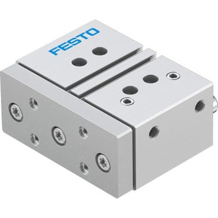 Festo Pneumatic Guided Cylinder - DFM-40-25-P-A-KF-F1A, 40mm Bore, 25mm Stroke, DFM Series, Double Acting [DFM-40-25-P-A-KF-F1A]; 342-006