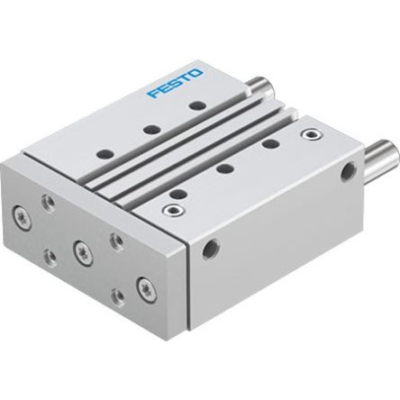 Festo Pneumatic Guided Cylinder - DFM-50-100-P-A-KF-F1A, 50mm Bore, 100mm Stroke, DFM Series, Double Acting [DFM-50-100-P-A-KF-F1A]; 342-012