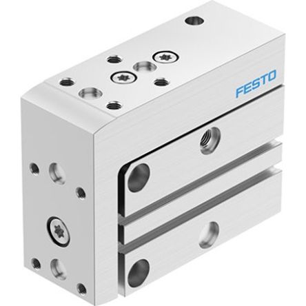 Festo Pneumatic Guided Cylinder - DGSS-20-15-E1A, 20mm Bore, 15mm Stroke, DGSS Series, Double Acting [DGSS-20-15-E1A]; 342-030