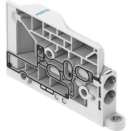 Festo VABX series Sub Base, VABX-A-ER-E12-JHTH-XR [VABX-A-ER-E12-JHTH-XR]; 342-189