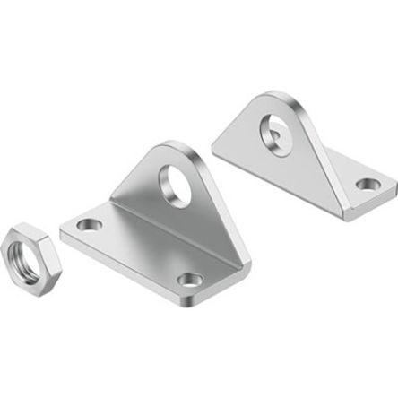 Festo Mounting Bracket HBN-S-12/16X2, For Use With Pneumatic Cylinder & Actuator [HBN-S-12/16X2]; 342-204