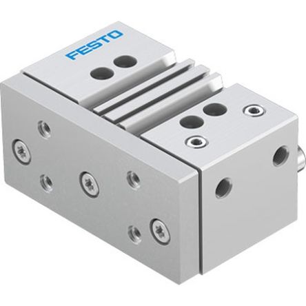 Festo Pneumatic Guided Cylinder - DFM-63-25-P-A-KF-F1A, 63mm Bore, 25mm Stroke, DFM Series, Double Acting [DFM-63-25-P-A-KF-F1A]; 342-213