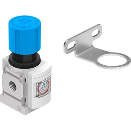 Festo G 1/4 Regulator -, 1/4in, 14bar max. input, MS4-LR-1/4-D6-RG-WR [MS4-LR-1/4-D6-RG-WR]; 342-271