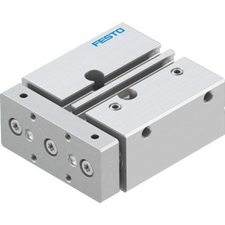 Festo Pneumatic Guided Cylinder - DFM-12-20-P-A-GF-F1A, 12mm Bore, 20mm Stroke, DFM Series, Double Acting [DFM-12-20-P-A-GF-F1A]; 342-291