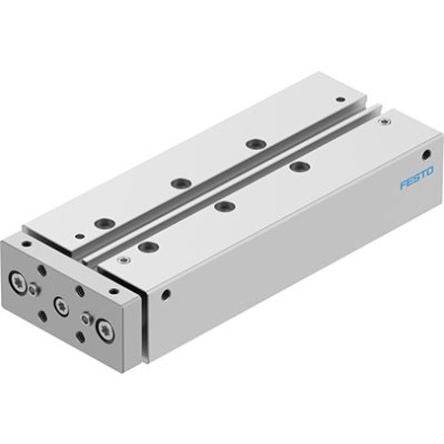 Festo Pneumatic Guided Cylinder - DFM-16-100-B-PPV-A-GF, 16mm Bore, 100mm Stroke, DFM Series, Double Acting [DFM-16-100-B-PPV-A-GF]; 342-296
