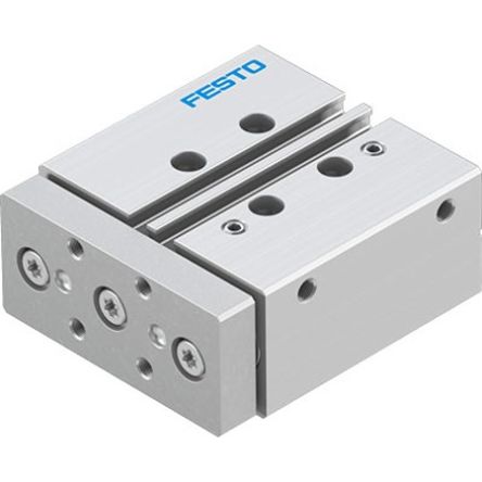 Festo Pneumatic Guided Cylinder - DFM-16-25-P-A-KF-F1A, 16mm Bore, 25mm Stroke, DFM Series, Double Acting [DFM-16-25-P-A-KF-F1A]; 342-302