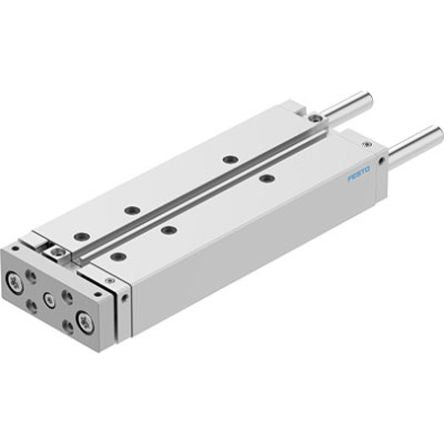 Festo Pneumatic Guided Cylinder - DFM-20-160-B-PPV-A-GF, 20mm Bore, 160mm Stroke, DFM Series, Double Acting [DFM-20-160-B-PPV-A-GF]; 342-309