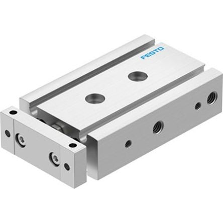 Festo Pneumatic Guided Cylinder - DGTZ-GF-6-20-P-A, 6mm Bore, 20mm Stroke, DGTZ Series, Double Acting [DGTZ-GF-6-20-P-A]; 342-372