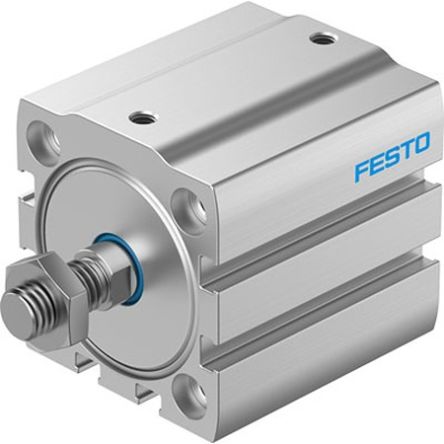 Festo Pneumatic Compact Cylinder - ADN-S-40-5-A-P-A-F1A, 40mm Bore, 5mm Stroke, ADN Series, Double Acting [ADN-S-40-5-A-P-A-F1A]; 342-415