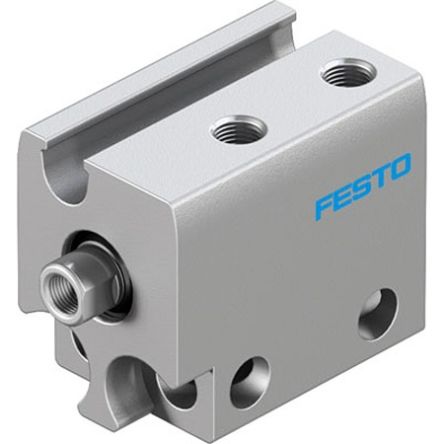 Festo Pneumatic Compact Cylinder - ADN-S-6-5-I-F1A, 6mm Bore, 5mm Stroke, ADN Series, Double Acting [ADN-S-6-5-I-F1A]; 342-432