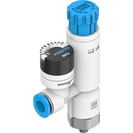 Festo M5 Regulator -, 5 mm, 8bar max. input, VRPA-LM-M5-Q4 [VRPA-LM-M5-Q4]; 342-520