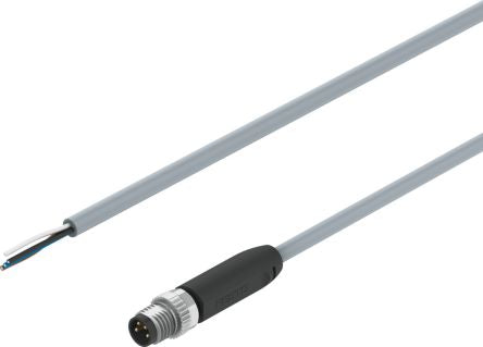 Festo Unterminated to Straight Male M8 Actuator/Sensor Cable, 5m [NEBA-LE4-U-5-N-M8G4]; 342-570