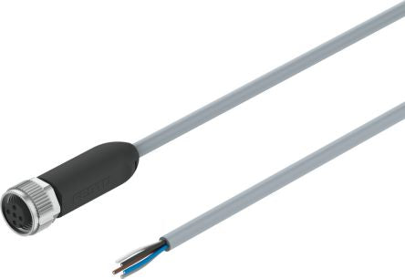 Festo Straight Male M12 to Unterminated Actuator/Sensor Cable, 5m [NEBA-M12G5-U-5-N-LE5]; 342-574