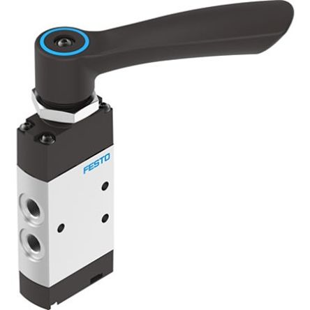 Festo Manual Pneumatic Relay Pneumatic Manual Control Valve VHEF Series, G 1/8, 1/8in, VHEF-H-B53C-G18 [VHEF-H-B53C-G18]; 342-731