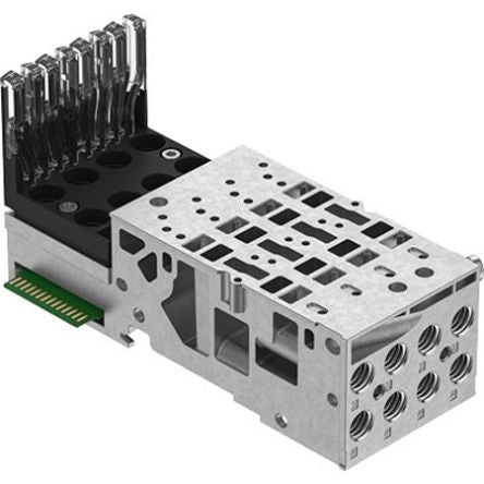 Festo VMPA14 series Sub Base, VMPA14-AP-4-EMM-8-SK [VMPA14-AP-4-EMM-8-SK]; 342-738