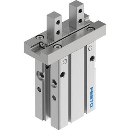 Festo 2 Finger Double Action Pneumatic Gripper, DHPC-L-20-A-NC-S-1, Parallel Gripping Type [DHPC-L-20-A-NC-S-1]; 342-771
