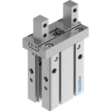Festo 2 Finger Double Action Pneumatic Gripper, DHPC-L-25-A-NC-S-1, Parallel Gripping Type [DHPC-L-25-A-NC-S-1]; 342-776