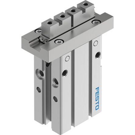 Festo 2 Finger Double Action Pneumatic Gripper, DHPC-L-20-A-NC-S-2, Parallel Gripping Type [DHPC-L-20-A-NC-S-2]; 342-851