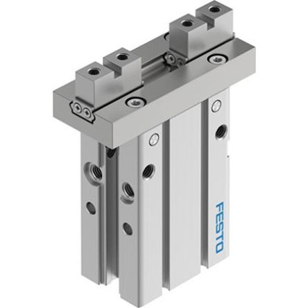 Festo 2 Finger Double Action Pneumatic Gripper, DHPC-L-20-A-NO-S-2, Parallel Gripping Type [DHPC-L-20-A-NO-S-2]; 342-853