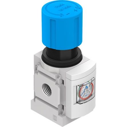Festo G 1/4 Regulator -, 1/4 in, 14bar max. input, MS4-LR-1/4-D5-RG [MS4-LR-1/4-D5-RG]; 342-911