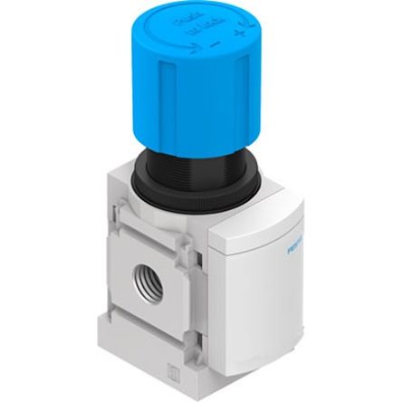 Festo G 1/8 Regulator -, 1/8 in, 14bar max. input, MS4-LR-1/8-D5-VS-OS [MS4-LR-1/8-D5-VS-OS]; 342-918