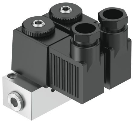 Festo 2x3/2-way, Closed, Monostable Solenoid Valve - Electrical M5 BMFH-2-3-M5 Series 24V [BMFH-2-3-M5]; 342-965