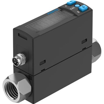 Festo SFAH Series Flow Rate Measurement Flow Sensor, 2 L/min Min, 100 L/min Max [SFAH-100B-G14FS-PNLK-PNVBA-M8]; 343-115