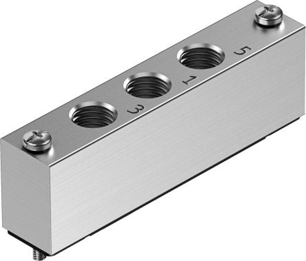 Festo VABF Supply Plate, VABF-L1-10-P3A4-M7-F1A [VABF-L1-10-P3A4-M7-F1A]; 343-129