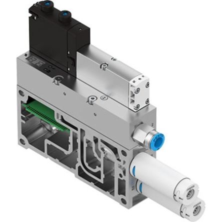 Festo Vacuum Generator, 2mm nozzle , 6bar 179L/min, VABF series [VABF-S4-2-V2B1-G38-CB-VL-20-AP]; 343-135