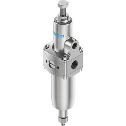 Festo PCRP Filter Regulator, 40μm, G 1/4, Manual, 20 bar, PCRP-44-G14-12-E-R1-M-T19 [PCRP-44-G14-12-E-R1-M-T19]; 343-276