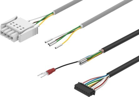 Festo NEBM Series Cable, 1m Length, 24 V,NEBM-L15G24-ES-1-LE24 [NEBM-L15G24-ES-1-LE24]; 343-384