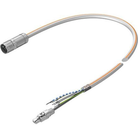 Festo NEBM Series Cable, 25m Length, 0 → 850 V,NEBM-M23G15-EH-7.5-Q10N-R3LEG14 [NEBM-M23G15-EH-7.5-Q10N-R3LEG14]; 343-386