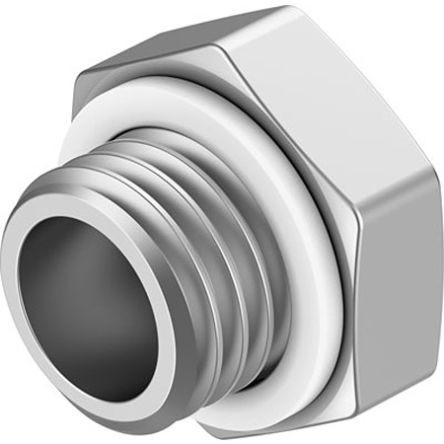 Festo NPFC-DS Series Nipple, M5 to G 1/8, Threaded Connection Style, NPFC-DS-M5-G18-M [NPFC-DS-M5-G18-M]; 343-397