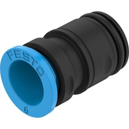 Festo NPQX-D Series Cartridge, 10 mm to Push In 6 mm, NPQX-D-PC10-Q6-P10 [NPQX-D-PC10-Q6-P10]; 343-418