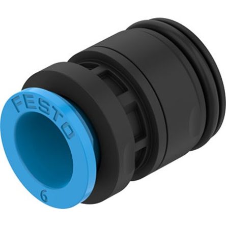 Festo NPQX-D Series Cartridge, 12 mm to Push In 6 mm, NPQX-D-PC12-Q6-P10 [NPQX-D-PC12-Q6-P10]; 343-419