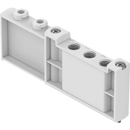 Festo VABF Supply Plate, VABF-L1-10-P3A4-M7-T1-F1A [VABF-L1-10-P3A4-M7-T1-F1A]; 343-474