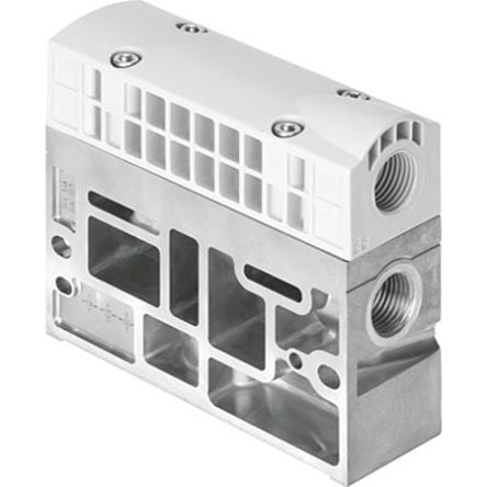 Festo VABF Supply Plate, VABF-S1-1-P1A12-N12 [VABF-S1-1-P1A12-N12]; 343-476
