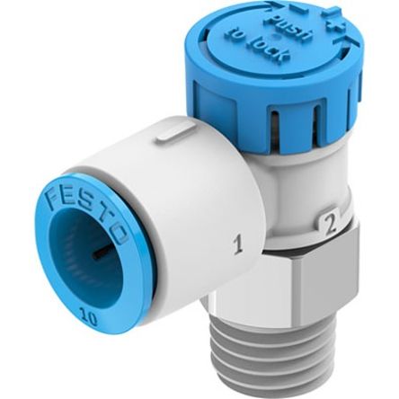Festo Manual Pneumatic Relay Pneumatic Manual Control Valve VFOE Series, R 1/4, 1/4in, VFOE-LE-T-R14-Q10-F1A [VFOE-LE-T-R14-Q10-F1A]; 343-548