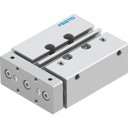 Festo Pneumatic Guided Cylinder - DFM-12-30-P-A-KF-F1A, 12mm Bore, 30mm Stroke, DFM Series, Double Acting [DFM-12-30-P-A-KF-F1A]; 343-561
