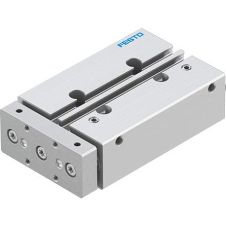 Festo Pneumatic Guided Cylinder - DFM-12-50-P-A-GF-F1A, 12mm Bore, 50mm Stroke, DFM Series, Double Acting [DFM-12-50-P-A-GF-F1A]; 343-563