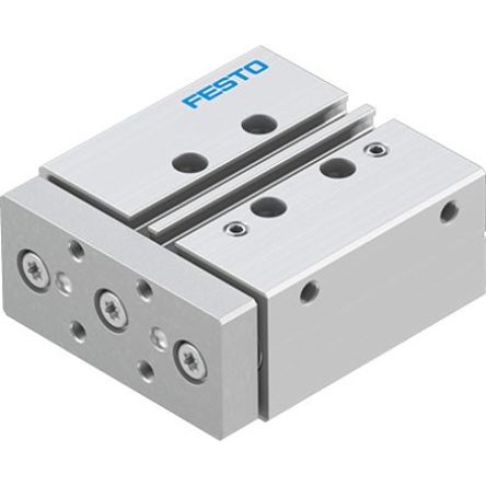 Festo Pneumatic Guided Cylinder - DFM-16-25-P-A-GF-F1A, 16mm Bore, 25mm Stroke, DFM Series, Double Acting [DFM-16-25-P-A-GF-F1A]; 343-570