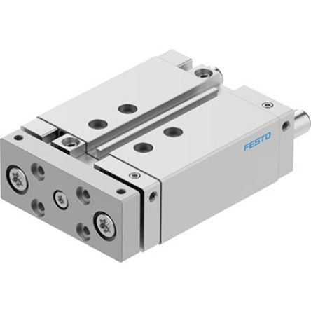 Festo Pneumatic Guided Cylinder - DFM-20-40-B-PPV-A-GF, 20mm Bore, 40mm Stroke, DFM Series, Double Acting [DFM-20-40-B-PPV-A-GF]; 343-585