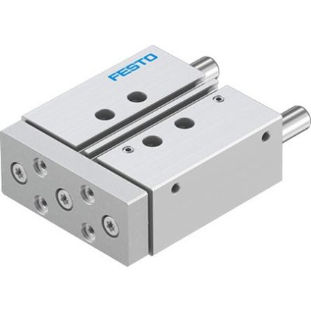 Festo Pneumatic Guided Cylinder - DFM-20-40-P-A-KF-F1A, 20mm Bore, 40mm Stroke, DFM Series, Double Acting [DFM-20-40-P-A-KF-F1A]; 343-586