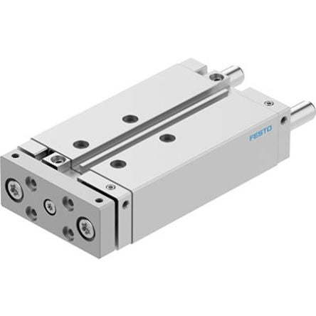 Festo Pneumatic Guided Cylinder - DFM-20-80-B-PPV-A-KF, 20mm Bore, 80mm Stroke, DFM Series, Double Acting [DFM-20-80-B-PPV-A-KF]; 343-589