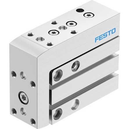 Festo Pneumatic Guided Cylinder - DGSS-16-15-E1A, 16mm Bore, 15mm Stroke, DGSS Series, Double Acting [DGSS-16-15-E1A]; 343-660