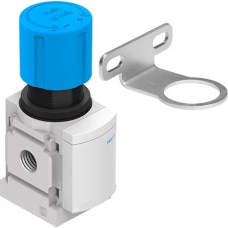 Festo G 1/8 Regulator -, 1/8in, 14bar max. input, MS4-LR-1/8-D5-VS-OS-WR [MS4-LR-1/8-D5-VS-OS-WR]; 343-674