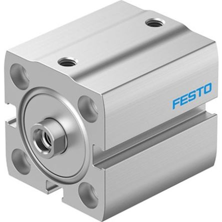 Festo Pneumatic Compact Cylinder - ADN-S-25-20-I-P-A-F1A, 25mm Bore, 20mm Stroke, ADN Series, Double Acting [ADN-S-25-20-I-P-A-F1A]; 343-700